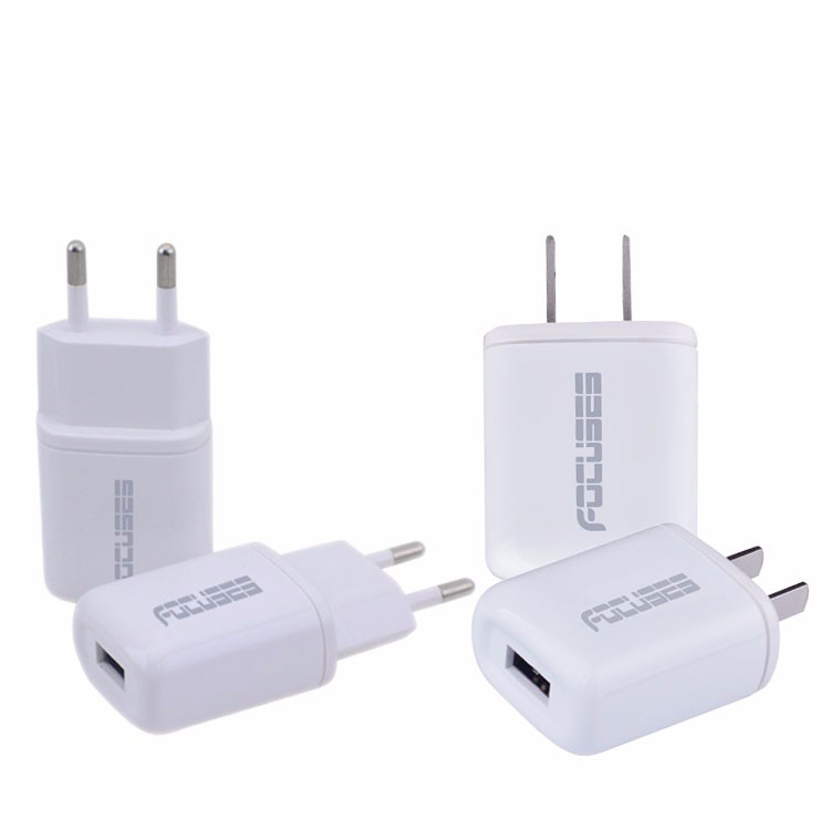 Высокое качество штепсельная вилка EU/US 5V/1A один usb один порт настенное зарядное устройство для iPhone/Samsung зарядное устройство адаптер