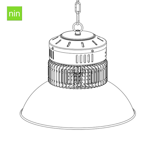 100w 150w 200w led high bay light for warehouse