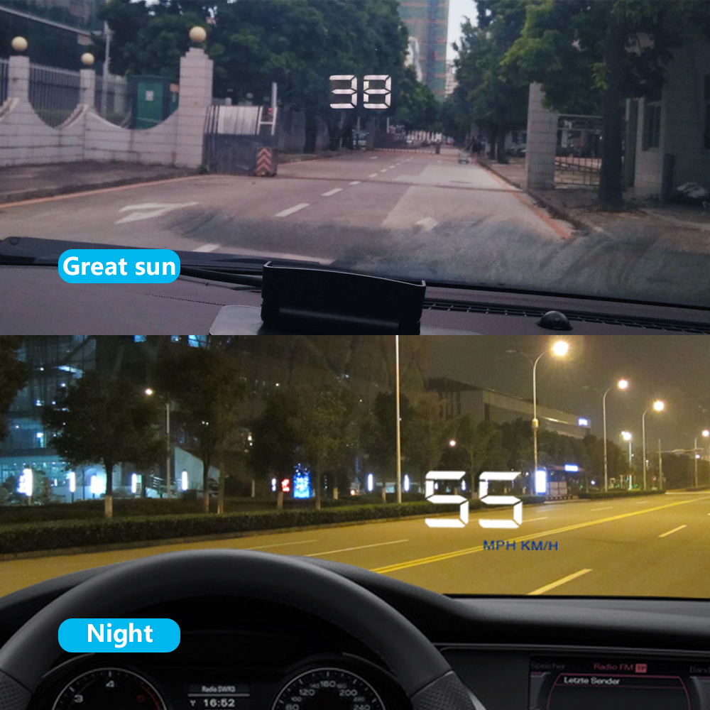 Прямая продажа с фабрики Самый дешевый A500 3,5 дюймов OBD2 hud автомобиль проектор головка мобильного выставочного стенда