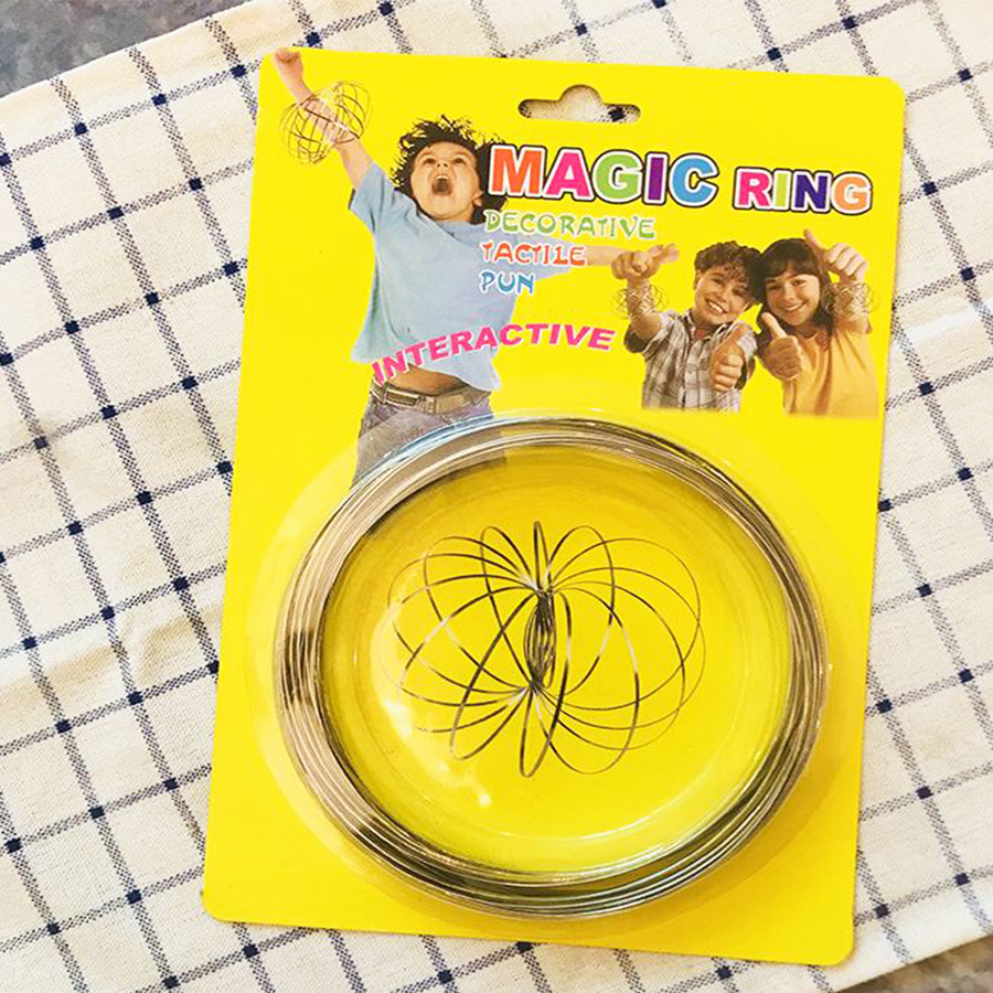 2018 новые детские игрушки из нержавеющей стали магические браслеты Flow Ring toys