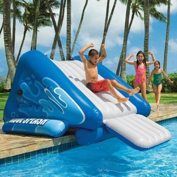 Water park design inflatable swimming pool slide for kids
