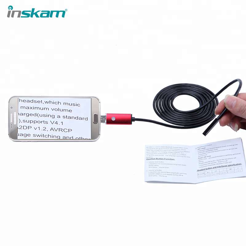 Водонепроницаемый Usb-кабель для камеры-эндоскопа, 720P, 8 мм, 10 м