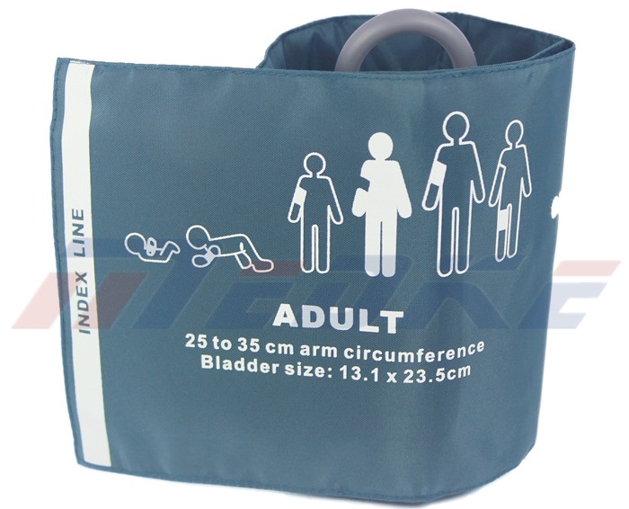 Reusable Adult Nylon Nibp Cuff Single Hose