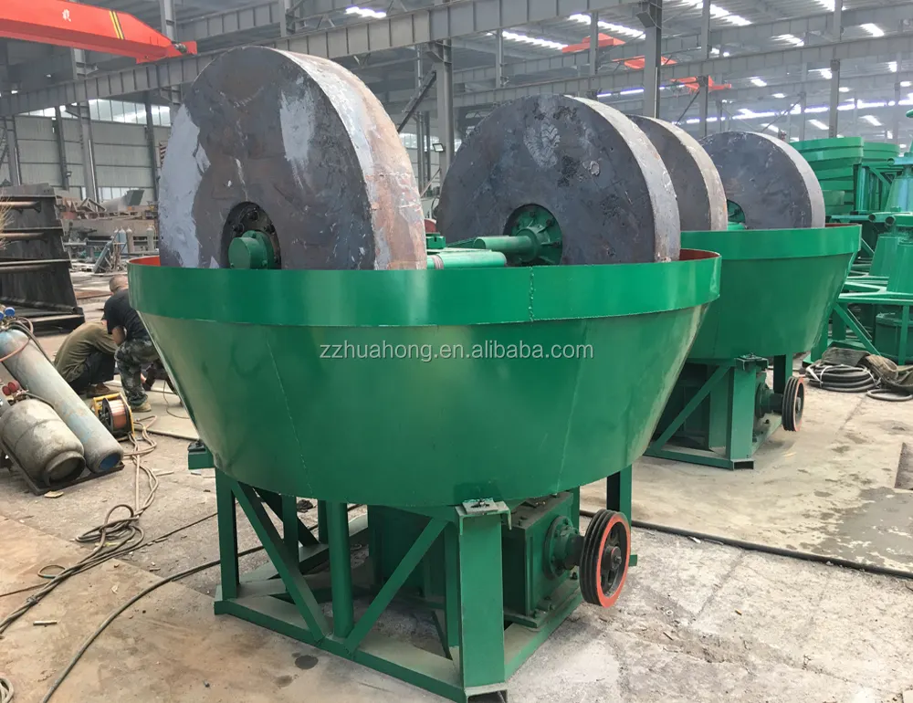 china wet pan mill for gold , mineral processing equipment, ball mill grinding gold machine