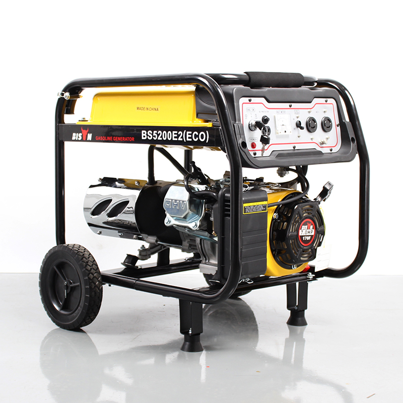 BISON (Китай) BS2500E 2000 Вт 2kva 2kw медный провод самозапуск 5.5hp бензиновый генератор
