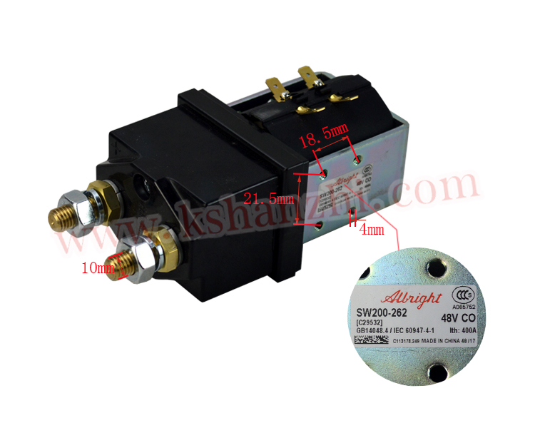 Вилочный Погрузчик Часть контактор используется для 48 V/400A SW200 (DC182B-537T)