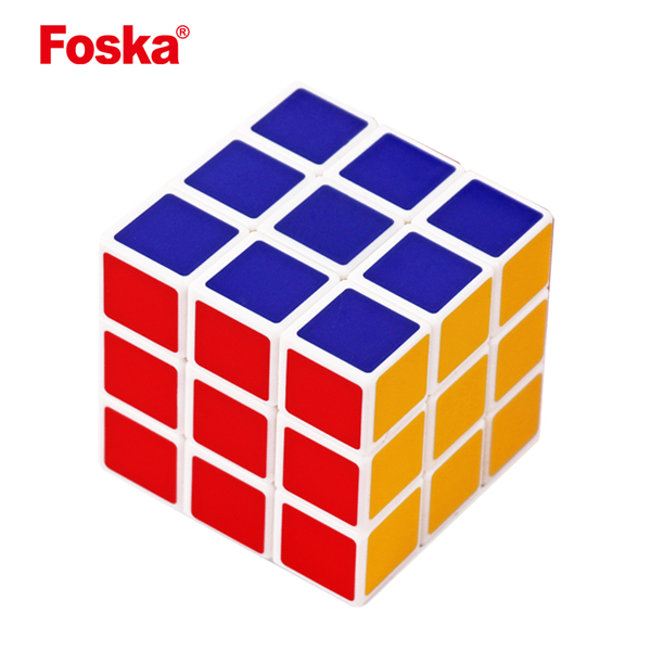 Foska обучающая игрушка пластик ABS поворачивается Рекламные Индивидуальные изображение головоломки Magic Cube