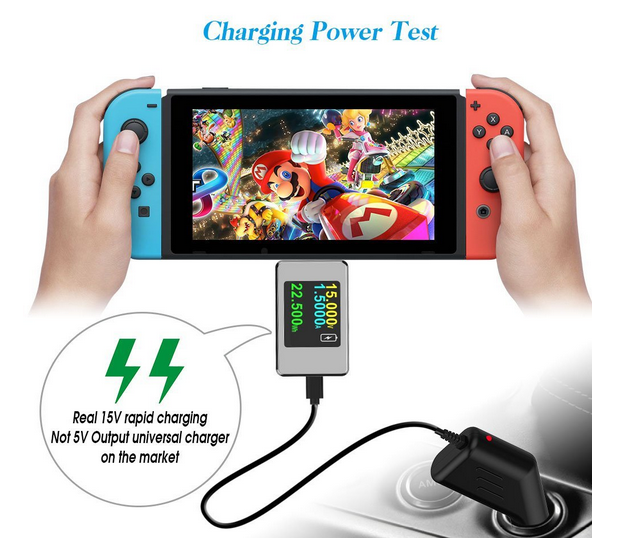 Новинка 2017, автомобильное зарядное устройство Smatree для переключателей Nintendo
