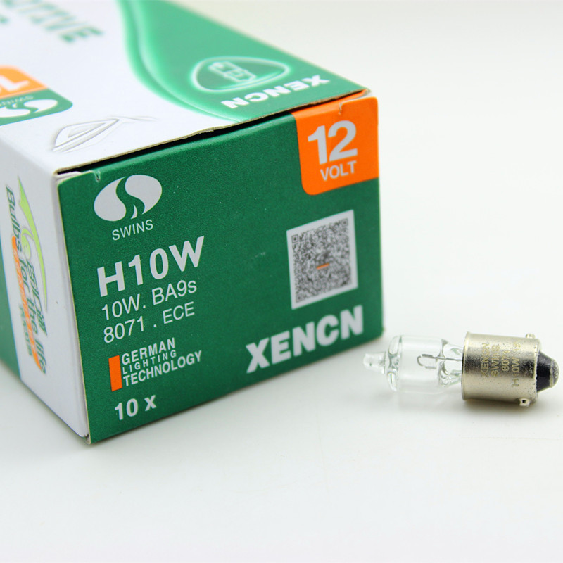 Стандартная автомобильная лампа XENCN H10W 8071 BA9S 9 мм 12 В 10 Вт