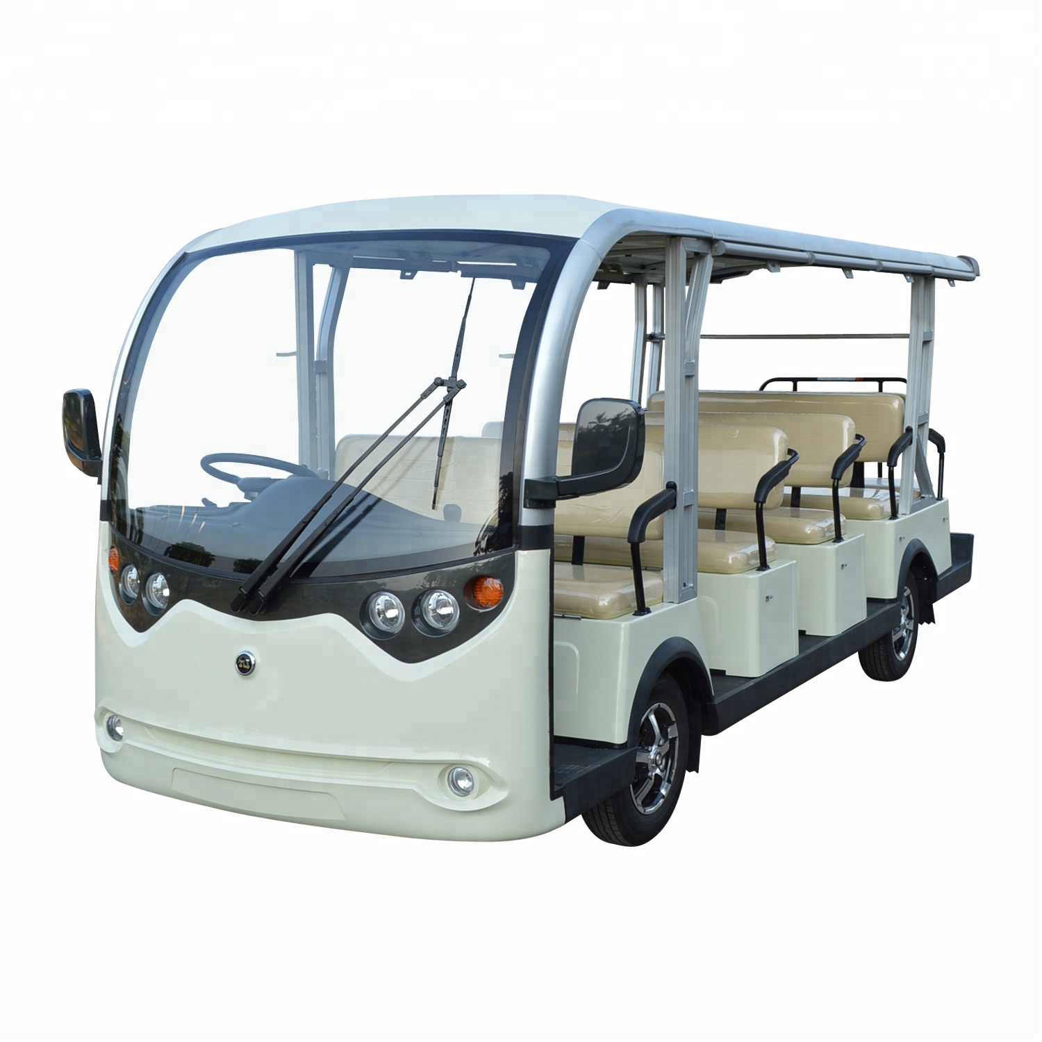 Best Electric 14seats Sightseeing Car for Hotel and resorts' transportation service