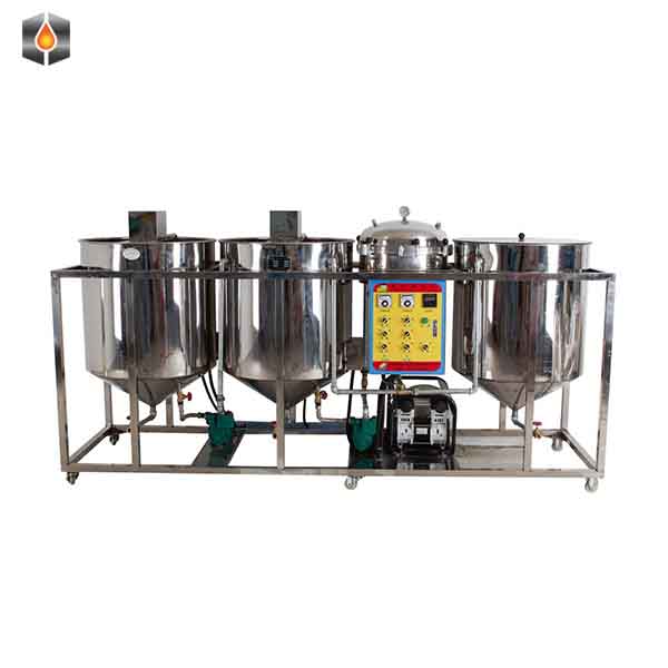 304SS Rapeseed oil Edible Sunflower Oil/Crude Oil Refinery Machine with Decolorization