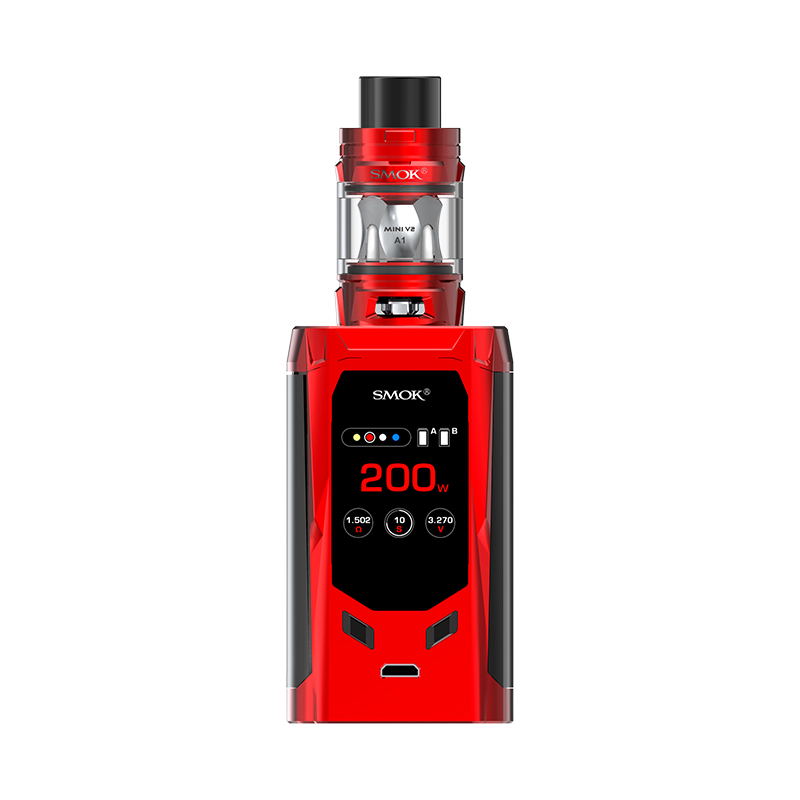 Новый SMOK R поцелуй 200 Вт зарядка через USB мини V2 A2 Танк 18650 батарея электронная сигарета комплект