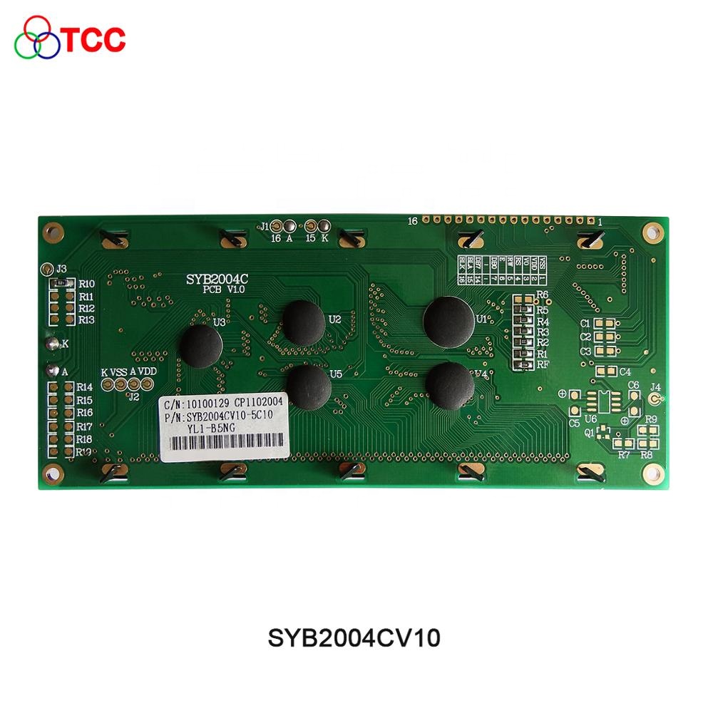 TCC небольшого ЖК-2004 монохромный i2c серийный экран 16 pin ЖК-дисплей модуль stn 20 х 4-символьный ЖК-дисплей