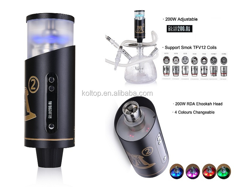 2018 Kangerm новые продукты 200W RDA e кальян ручка одноразовая электронная сигарета эшиша ручка все фрукты вкус
