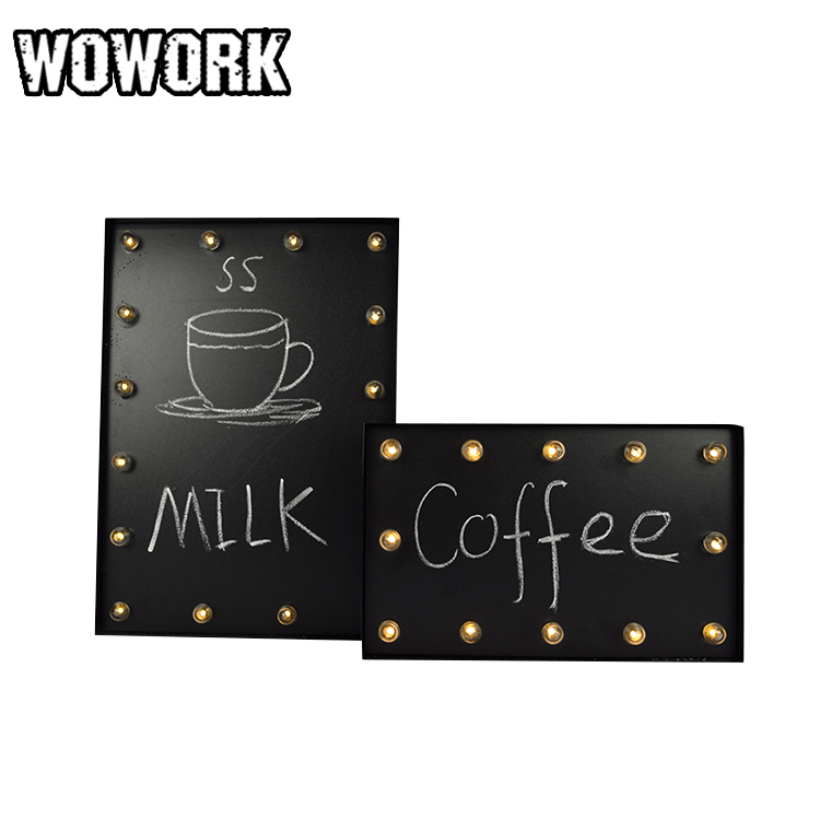 WOWORK, светящаяся доска для церемоний, напольный светильник с буквами для Витрины Магазина