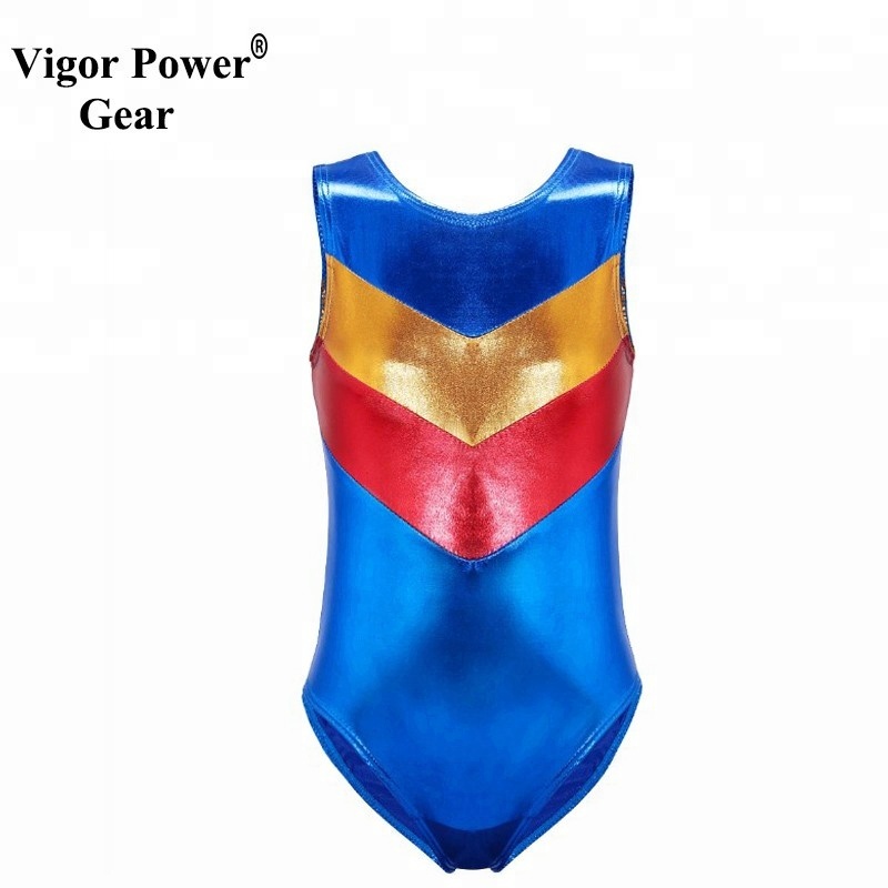 Vigor power gear High quality new sleeveless gynmastics leotards for girls