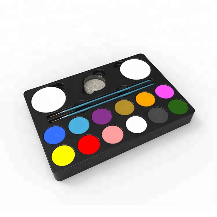 12 Colors Face Paint Palette Professional Quality Children Face Paint