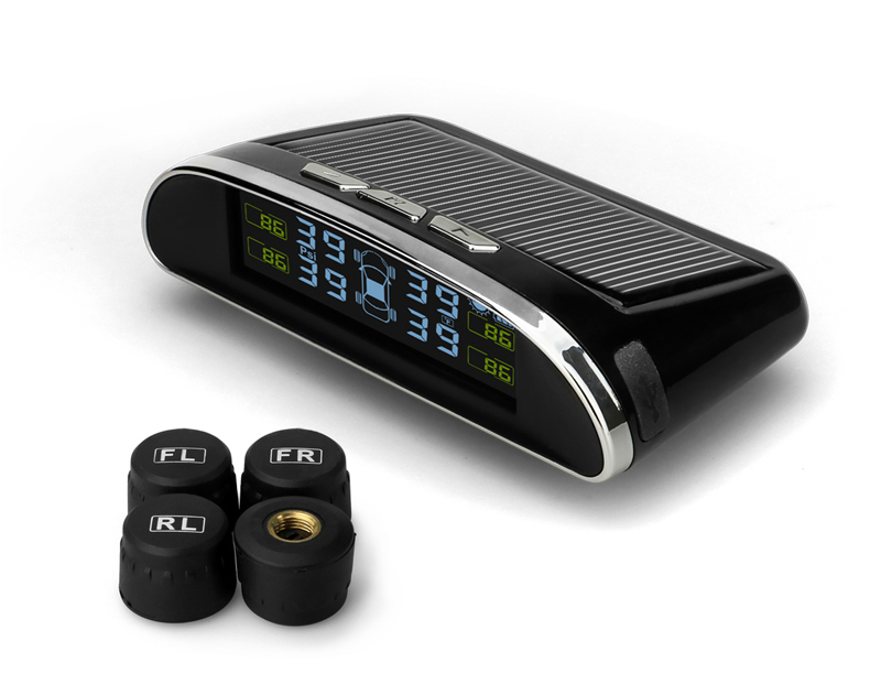 Солнечная энергия TPMS W/внешние датчики с ЖК-дисплеем легко установить