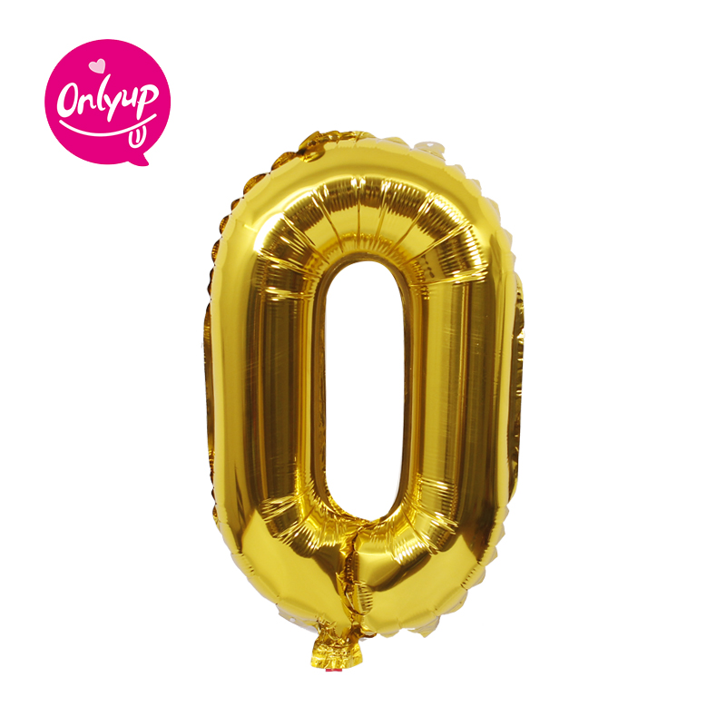 Onlyup Большие 40 дюймов золотистые номер цвета шарик из фольги в форме 18th украшения для вечеринок по случаю Дня рождения 40 дюймов сверкающих алюминиевого гелий материала майлар клипсы для воздушных шаров