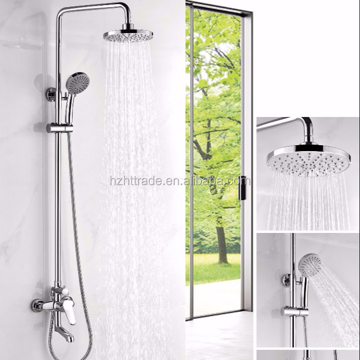 Used bathroom wall mounted single lever bath shower set faucet water mixer