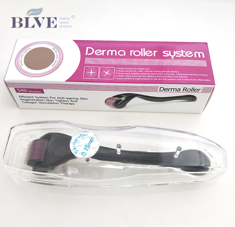 Косметический одноразовый микроиглы 540 dermaroller derma roller 0,5 мм титановый для лица и тела