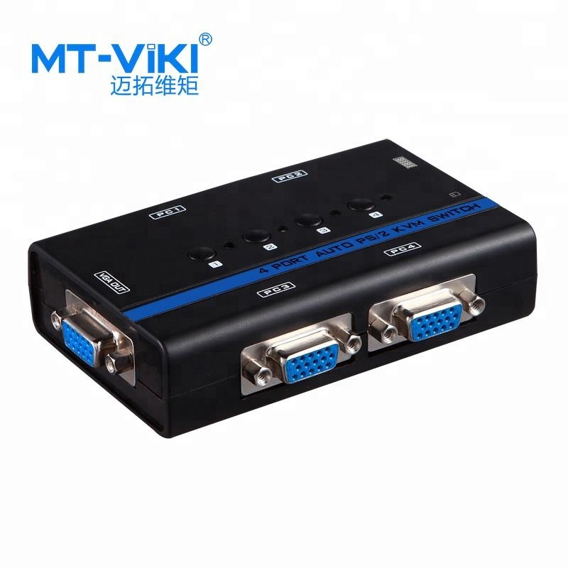4 Input 1 Output 4 Port Auto Vga Hot Key Ps/2 Kvm Switch