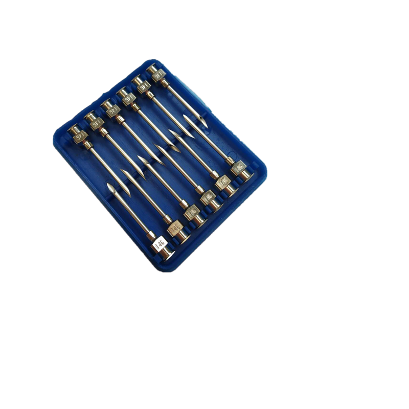 14 г X 1/2 "многоразовые HYPODERMIC нержавеющая сталь ветеринарный шприц иглы для ветеринарного использования только