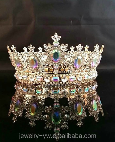 2019 на заказ блестящие Украшенные металлическим покрытием AB камень оптом конкурс красоты