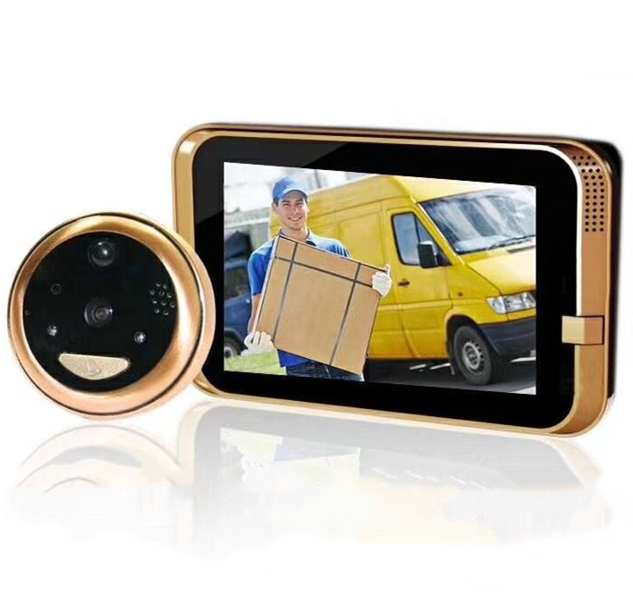 Enxun видео глазок просмотра wifi дверной звонок с 4.3ch экраном