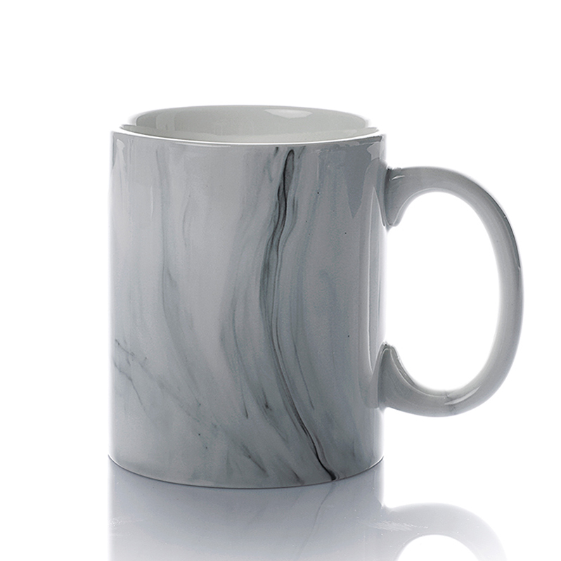 Hot sale marble European ceramic dinner set for english style home fine porcelain dinner mug