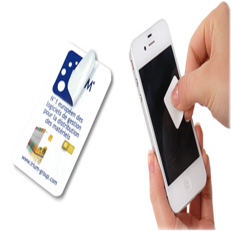 4*4cm Computer screen cleaner sticker competitive price microfiber phone cleaner sticker