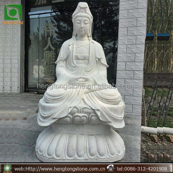 Сидящая статуя Гуаньинь, мраморная статуя kuan yin