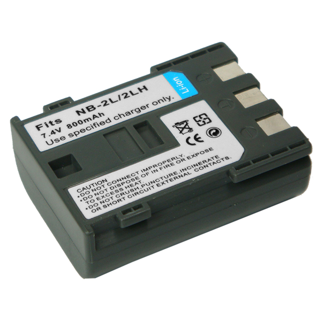 Литий-ионный аккумулятор подходит NB-2L 2LH батареи для камеры Canon S30 S40 S45 S51 S50 S60
