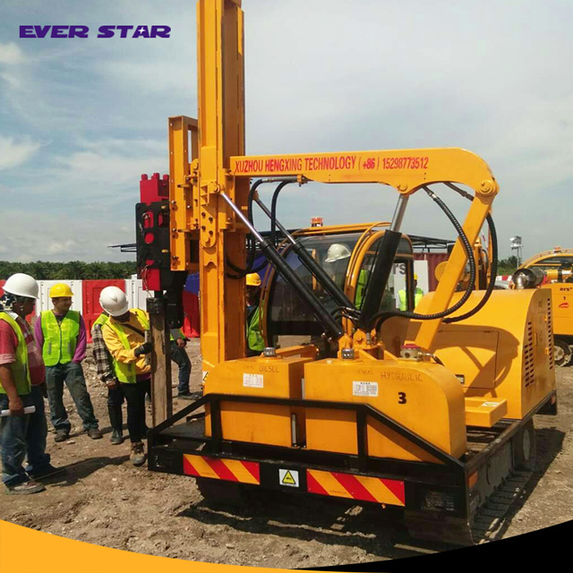 Foundation Units Screwing Hydraulic Pile Driver