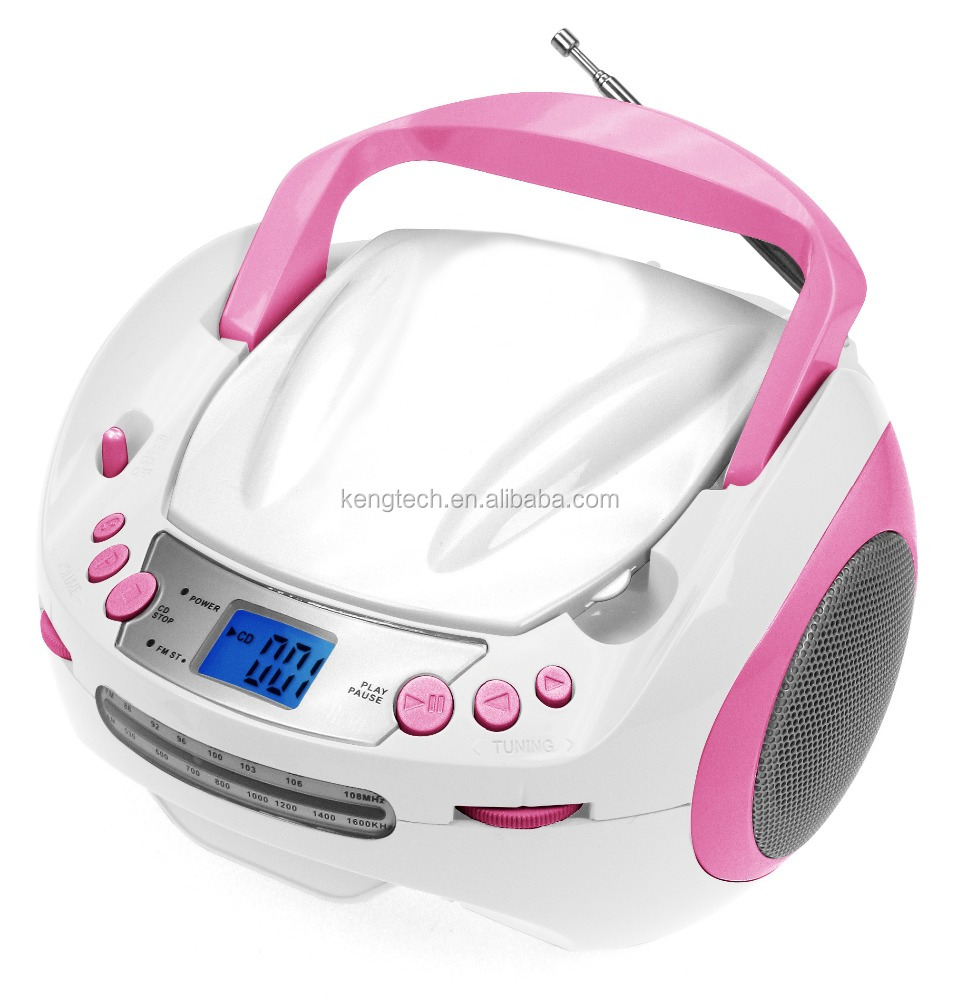 CT-288 Новые Симпатичные AM FM портативный проигрыватель Blue tooth CD Бумбокс с радио Производитель