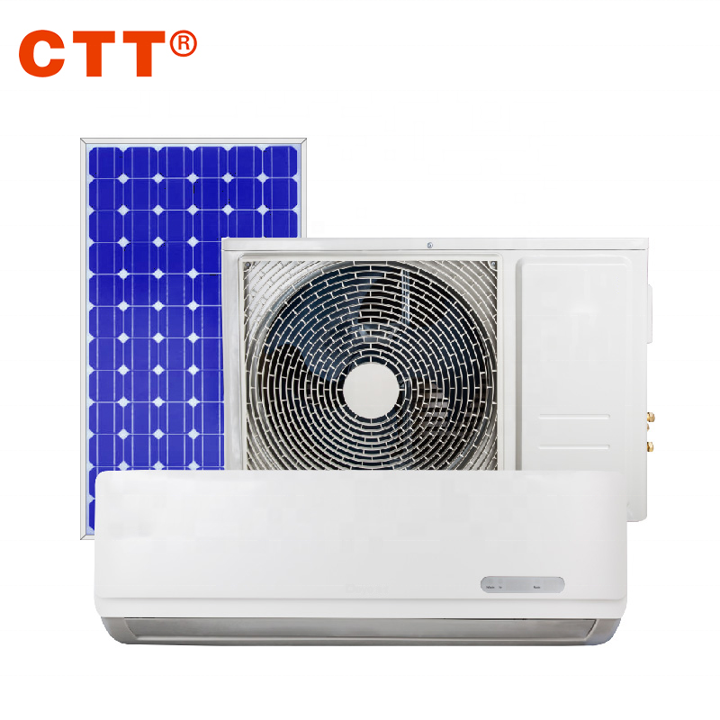1.5HP AC/DC гибридный солнечный кондиционер воздуха для домашнего отопления и охлаждения