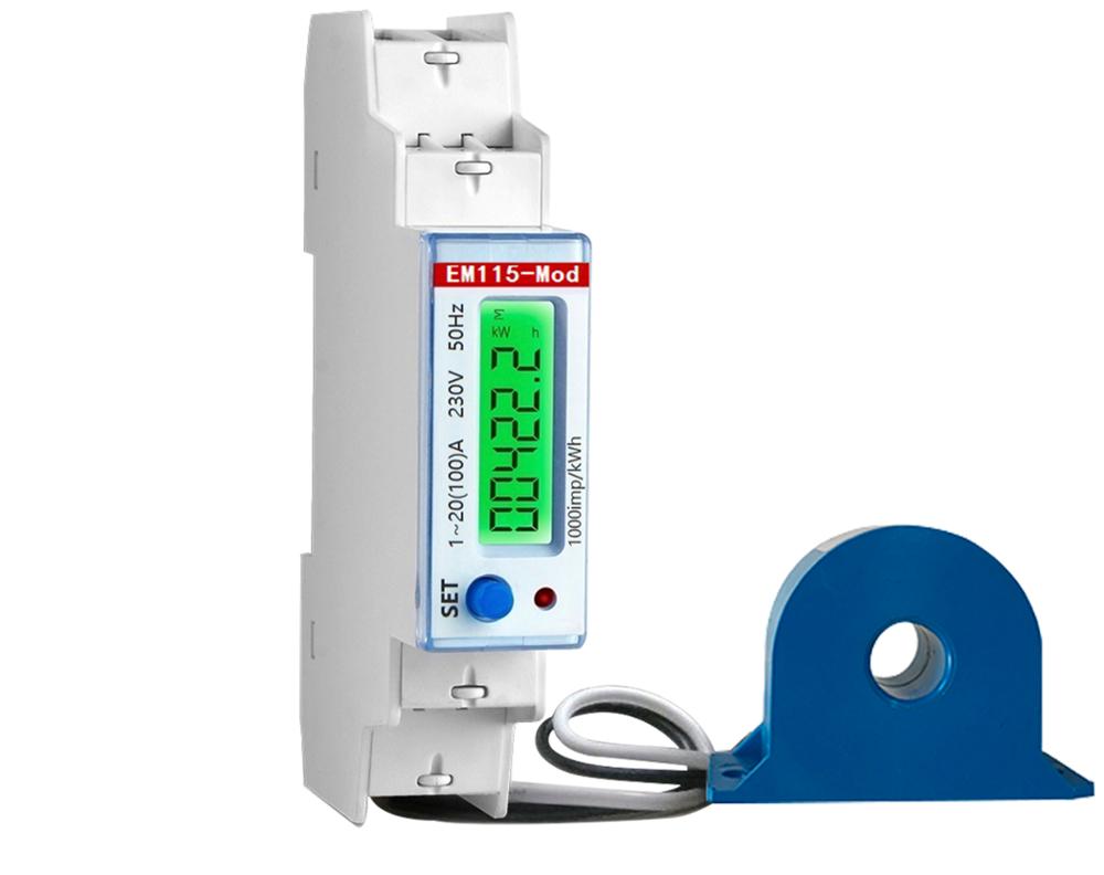 EM115-Mod одобренным средним 230V 100A/0,33 V Цифровой modbus счетчик электроэнергии цена