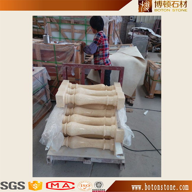 Yunfu BOTON ручной работы натуральный мрамор камень Baluster для лестницы случае
