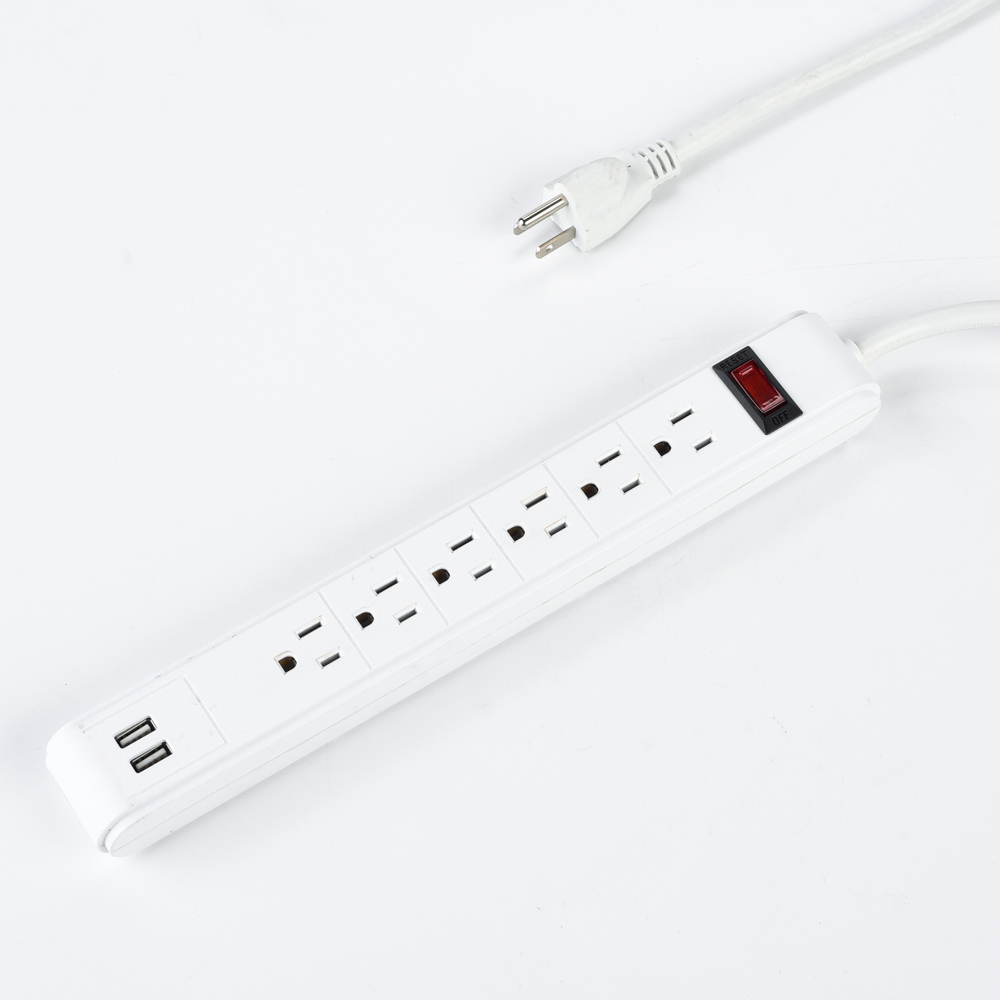 6 способ Американский от перенапряжения переменного тока мини usb сетевой фильтр