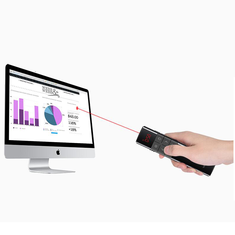 VSON N81 2,4 ГГц Wireless Presenter лазерная указка PowerPoint возможностью погружения на глубину до 30 м профессиональная Презентация пульт дистанционного управления Даритель