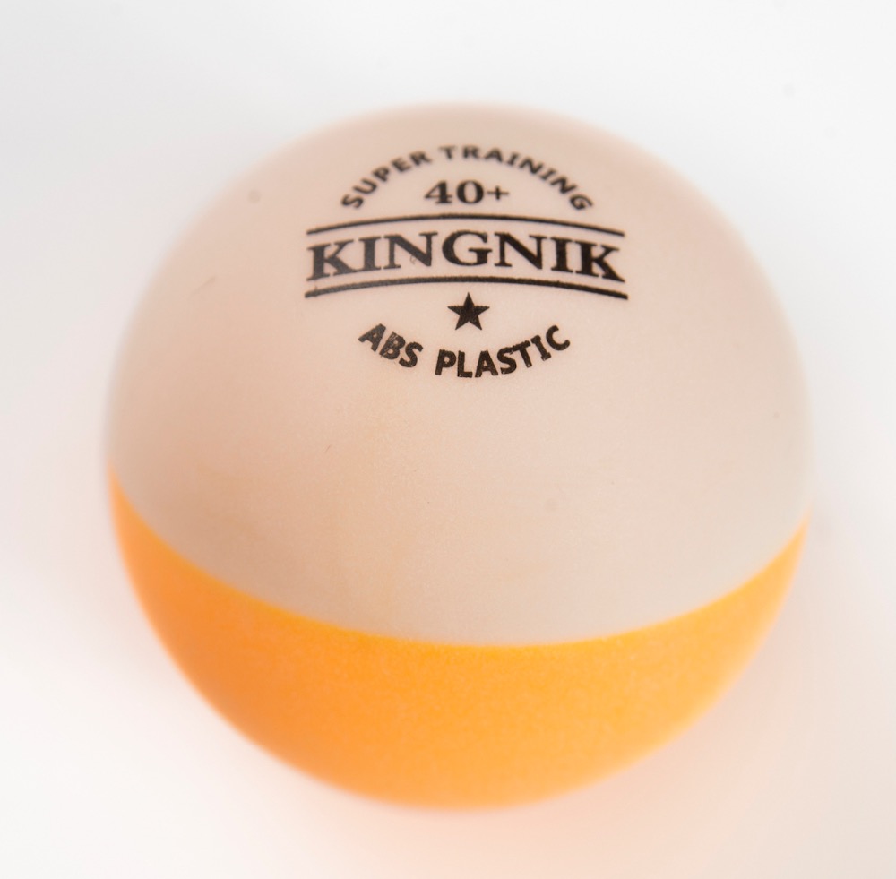 KINGNIK 1 звезда Супер Обучение пластиковые настольный теннис мяч (двойной цвет)