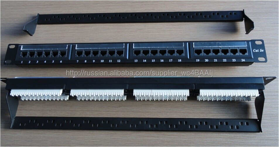 1U IDC 24 разъём(ов) Cat6 патч-панели