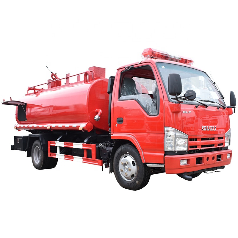 4x2 New 5ton small 100p stainless steel water tank firefighting engine truck