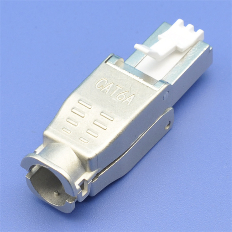Экранированный Cat6 RJ45 Модульный штекер без инструмента