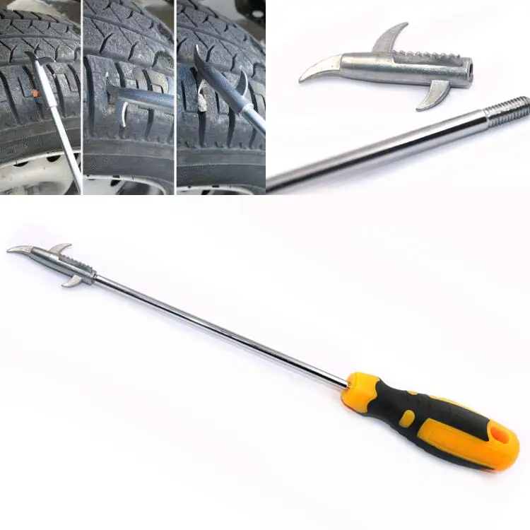 Truck Car tyre tool Remover Tire Pattern Teeth Slot Stone Tyre Stone Pick Hook