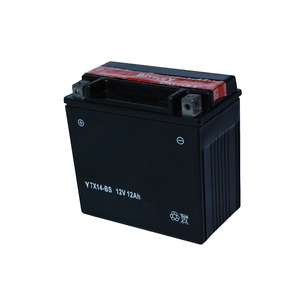 Поставка из Китая, YTX14-BS 12v 12ah свинцово-кислотная АКБ для мотоциклов, для оптовой продажи