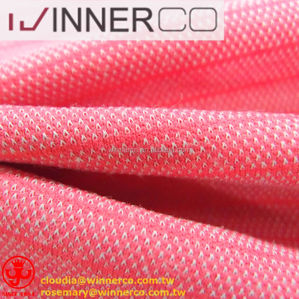 Recycle polyester fibre polo pique tancel fabric for sportswear