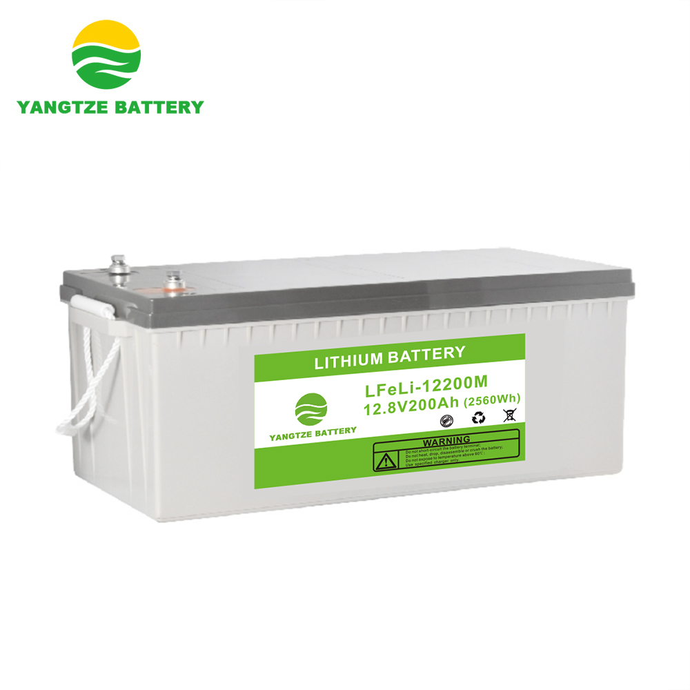 Янцзы lifepo4 аккумуляторные батареи 12v 200ah литий-ионный аккумулятор питающийся от солнечной энергии