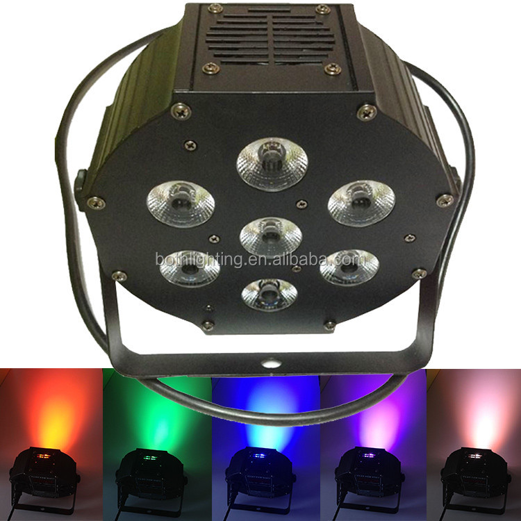 Оптовая продажа dmx контроллер сцены 7x9w par 64 led rgbw jia dj освещение