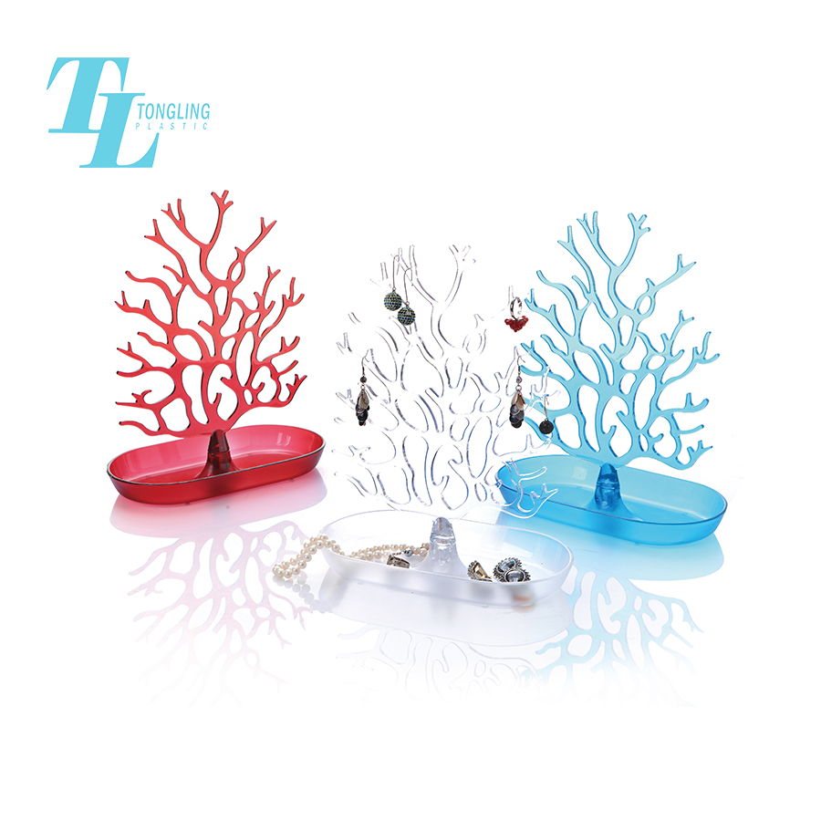 Hot sale colorful organizer hanging jewelry display rack